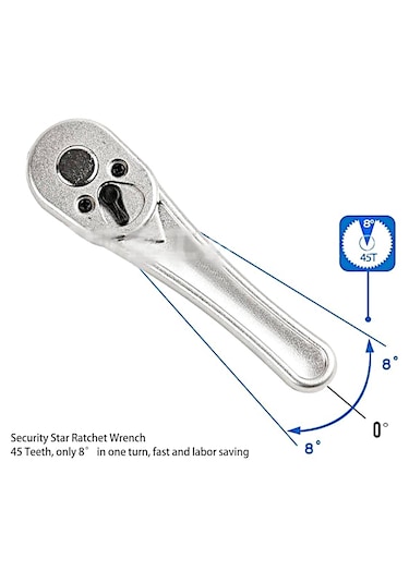 1/4 Mini Bits Cırcır Kol Ve Lokma Adaptör