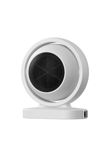 Hızlı Isıtma Ev Tipi Modern Masaüstü Sıcak Hava Fanı Isıtıcı Beyaz