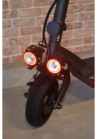 Citycoco Mx - T10 Çift Motor Katlanabilir Elektrikli Scooter 1600W Siyah