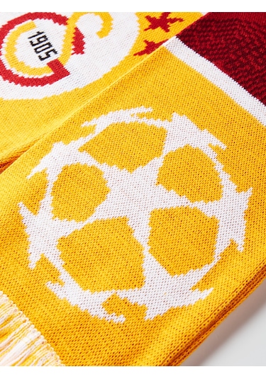 Gsstore Galatasaray Ucl Atkı U252231 Sarı - Kırmızı