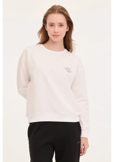 Lumberjack Kadın Sweat Wb Anna 16 4pr Ekru Ekru