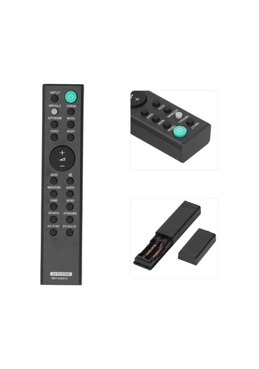 Geeroyoo Rmt-ah501u Abs Malzeme Kumanda, Sony Ht-x8500 Soundbar İçin, Kurulum Gerektirmeyen Yerine Geçici Kumanda Pil Dahil Değil