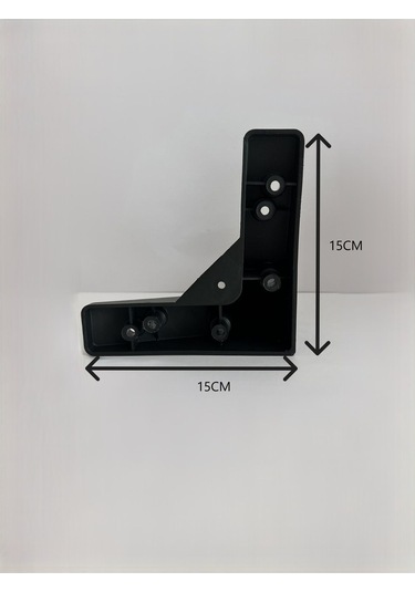 Homdep Kanepe Koltuk Tv Ünitesi Konsol Yükseltme Paris Model Plastik Ayak 15 Cm Siyah - 4 Adet - Siyah