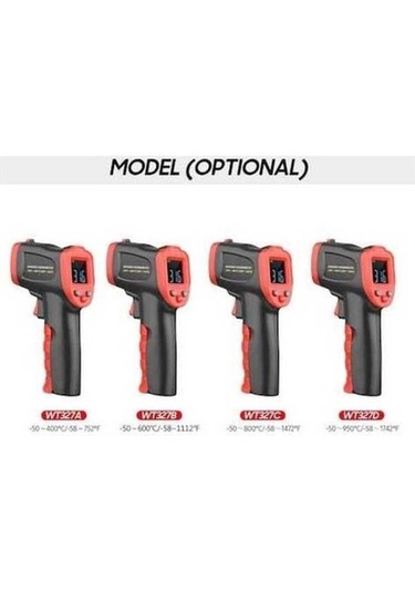 Trendooze Kızılötesi Termometre - Mutfak & Sanayi -50 C - 950 C Renkli Ekran