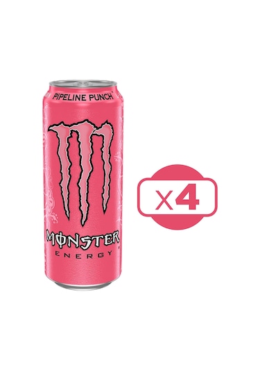 Monster Energy Enerji İçeceği Pipeline Punch 4 x 500 ML