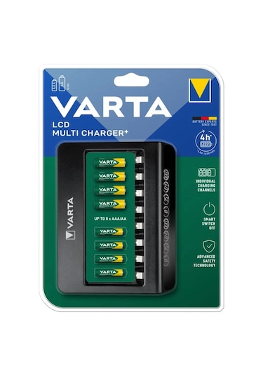 Varta Lcd Multi+8'li Aa/aaa Pil Şarj Cih.+12x2600mah Aa Pil+çanta