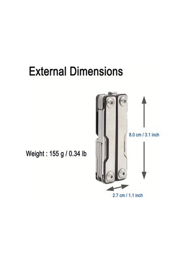 Xuweiwei Iso Bıçak Tutacağı Değiştirilebilir Bıçaklı Katlanabilir İğne Burun Pense Yüksek Hassasiyetli Paslanmaz Çelik Araba Tamir Aracı