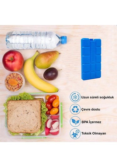 Microcase 2in1 Set Tek Kişilik Termal Çantası 6 Lt + 2 Adet 400 Ml Soğutucu Buz Kasedi Al5431 Siyah