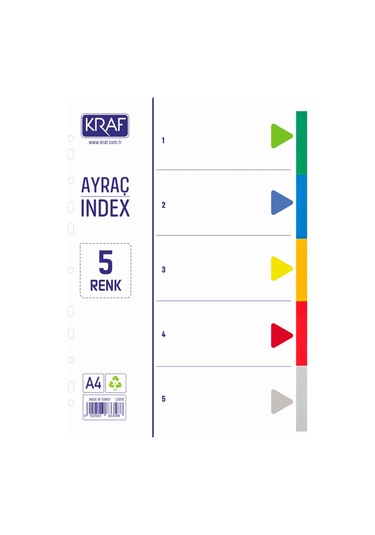 Kraf Separatör 1005r 5 Renkli