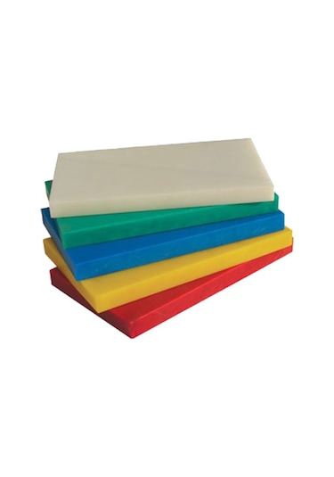 Kalın Polietilen Kesim Panosu 30x50x4cm Çok Renkli