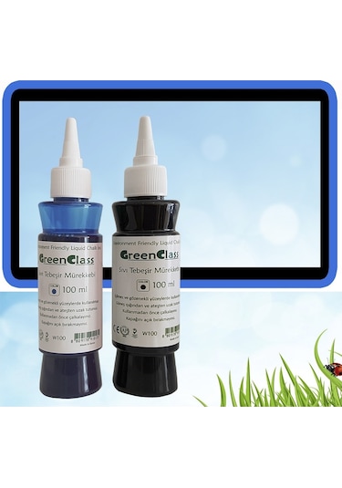 Green Class Mürekkep Seti- Siyah-Mavi