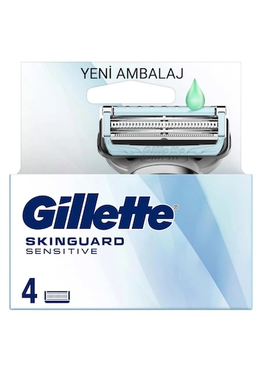 Gillette Skinguard Yedek Tıraş Bıçağı 4'lü