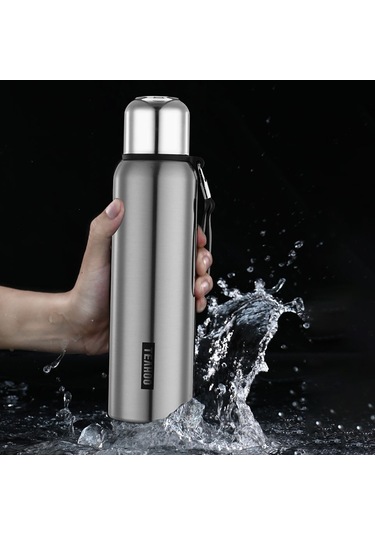 Teahoo 600 ML 316 Paslanmaz Çelik Yalıtı MLı Bardak Kumaş Kollu Taşınabilir Su Şişesi Bpa İçermez, Fda Yok Çok Renkli