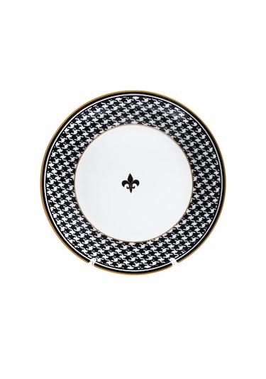 Zm Decor Siyah Inci Tabak 28 Cm