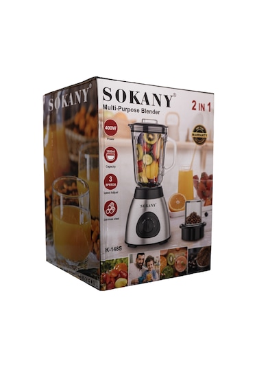 Sokany SK-148S Cam Öğütücü & Blender
