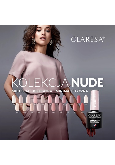 Claresa Kalıcı Oje Nude 107 Pembe Bej 5gr