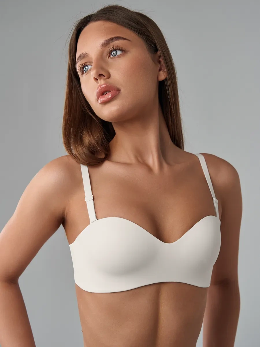 Bonechka Kolsuz Bandeau Dikişsiz Sütyen 247274319 Bej