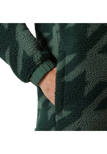 Helly Hansen Panorama Printed Pile Snap Erkek Yşl Yeşil