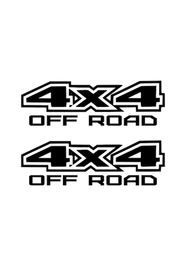 4X4 Off Road Sticker 30Cmx10Cm