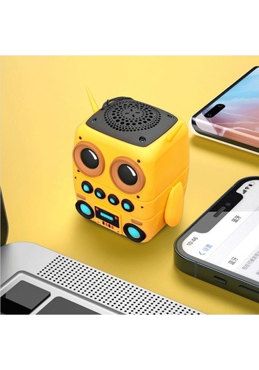 Fortunelane Sarı Ip65 Su Geçirmez Dışarıda Kullanım Bluetooth Hoparlör, Uzun Pil Süresi, Fm Radyo Ve Tf Kart Destekli, Taşınabil