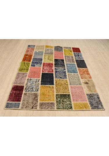 Patchwork El Örgüsü Anadolu Halısı – Special (424041647)