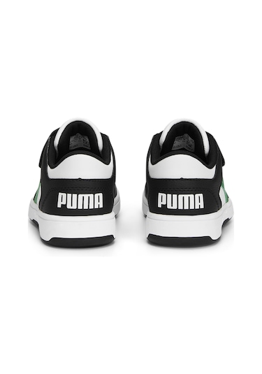 Puma Rebound Lay-up Lo Bantlı Çocuk Ayakkabı 370492 18 Beyaz