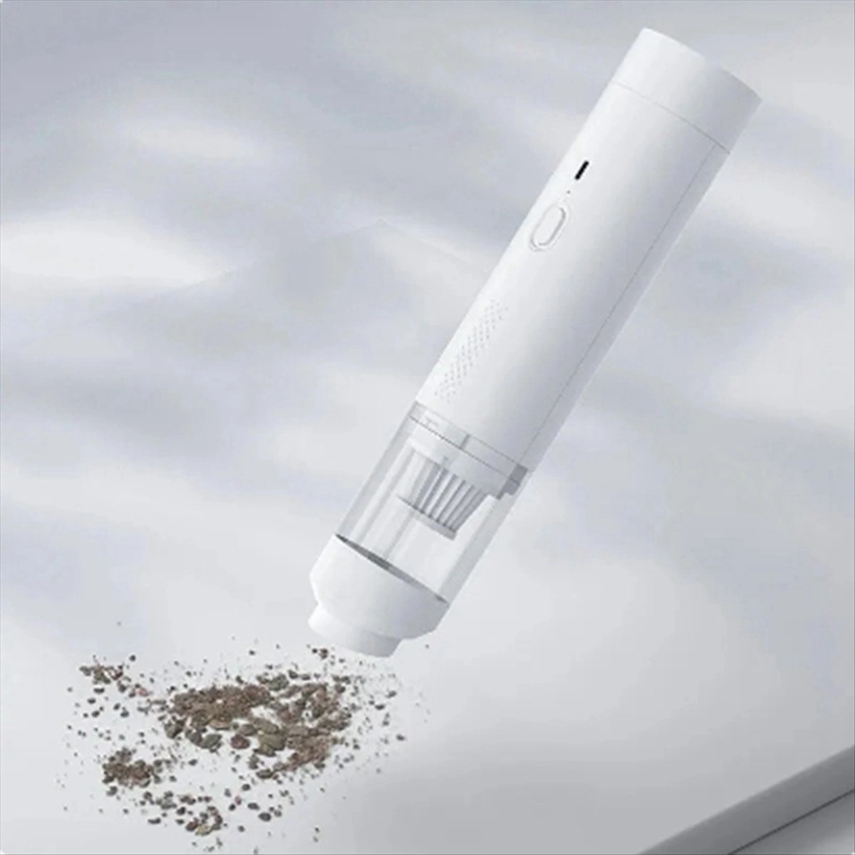 Amigaelegant Kablosuz Araba Elektrikli Süpürgesi Yüksek Emiş Üfleme Hava Çıkarma Beyaz