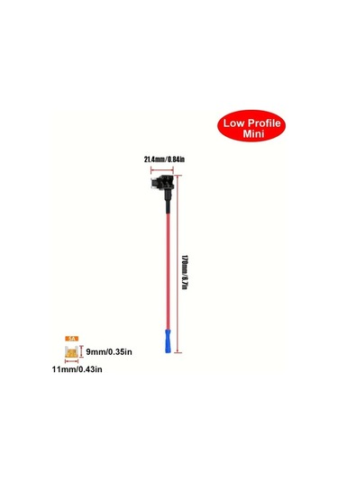 Dashanshop 10lu Sigorta Tutucu Otomobil Mini Ve Low Profile Sigorta Adaptörü Araç Kamyon Tekne