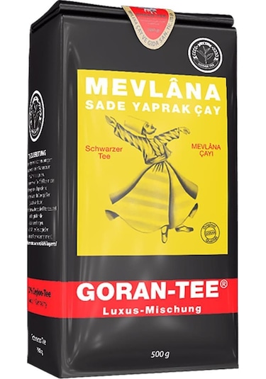 Mevlana Sade Yaprak Goran Tee Siyah Dökme Çay 500GR