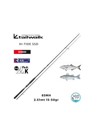 Tailwalk Hi-tide Ssd 83mh 2.51mt 15-50gr 2p Spin Kamış