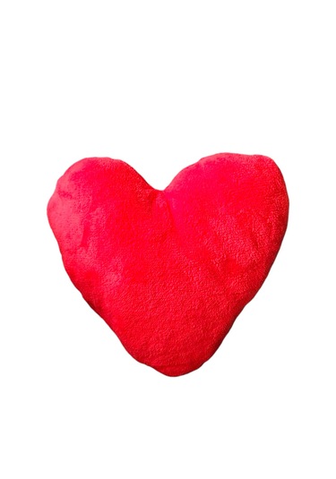 Sevgililer Günü Kırmızı Kalp Yastık 38x38
