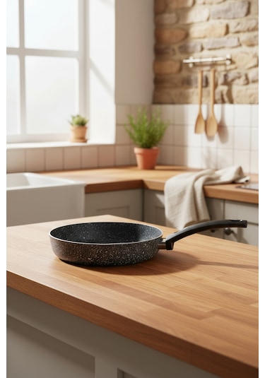 Bernardo Vormi 7 Parça Granit Tencere Seti Gri Gri