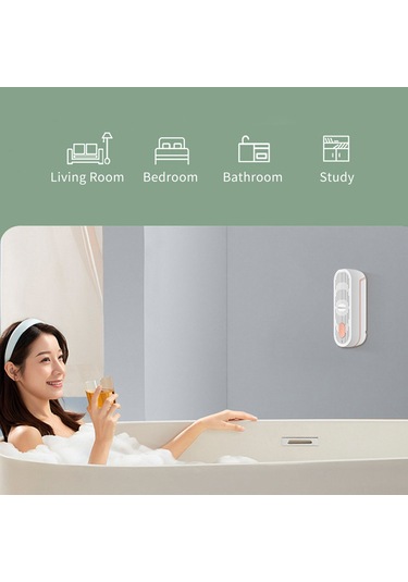 Moveevo Usb Şarjlı Duvar/masa Tipi Zaman Ayarlı Oto Oda Kokusu Makinesi - Yeşil Yeşil