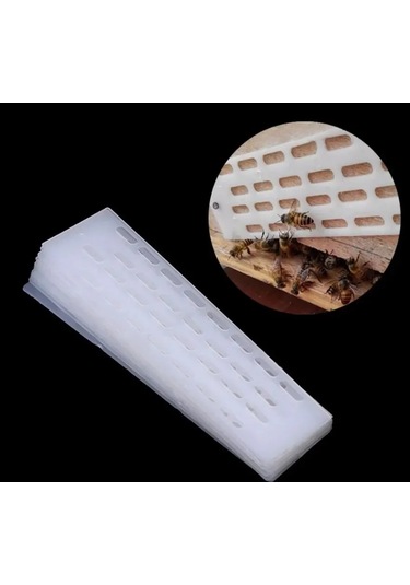 Geeroyoo Arı Kraliçe Kaçma Engeli - Beyaz Çok Amaçlı Arı Kovanı Aracı 10 Adet