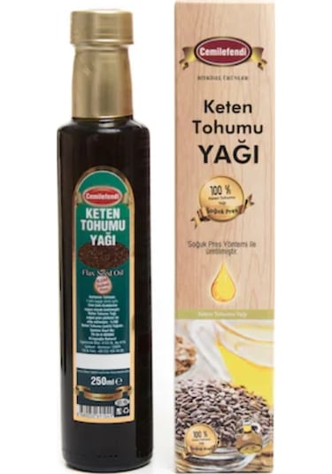 Cemilefendi Keten Tohumu Yağı 250 ML