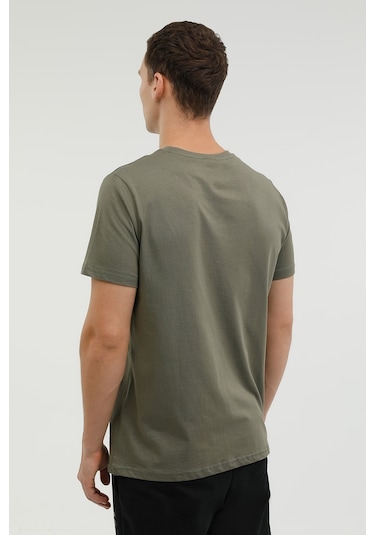 Kinetix M-sn220 Basıc C Neck T-sh Haki Erkek Kısa Kol T-shirt Haki