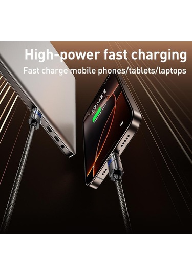 Remax C01-cc 100w Tip-c Tip-c Naylon Örgülü Veri Kablosu, Uzunluğu: 1.2m Siyah