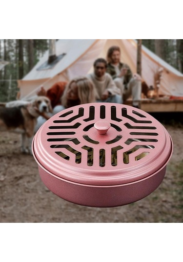 Suntek Sivrisinek Bobin Kutusu Tutucu Kapaklı Kamp Dış Mekan Pembe