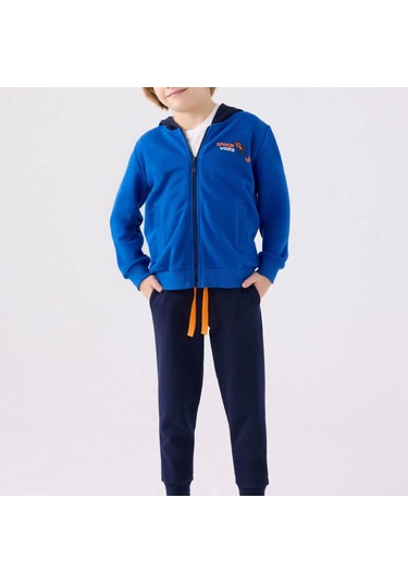 U.s. Polo Pijama Takımı Rp3444-2 Cobalt Cobalt Mavi
