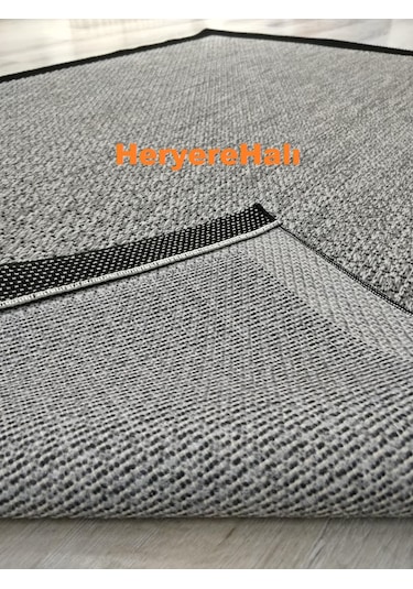 Foneks Halı Loris Yeni Nesil Yumuşak Sisal Halı L106sıyah-120x180