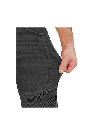 The Biker Jeans Iron Shield Flexi Korumalı Motosiklet Kot Pantolonu