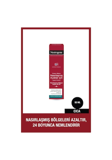 Neutrogena Nasırlaşmış Ayaklar için Ayak Kremi 50 ML