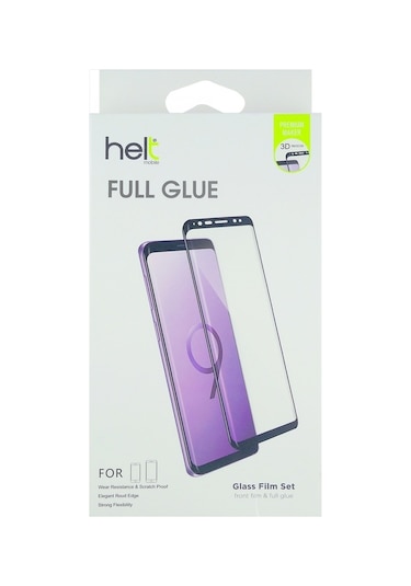 Samsung Galaxy S9 Plus Için Helt 0.3 Mm Cam Koruyucu Siyah