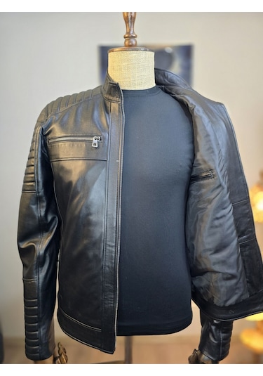 Always Leather Model Usta İşi Özel Dikim Hakiki Deri 1803340034 Siyah