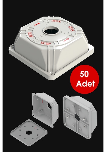 Jbox 50 Adet Kamera Montaj Buatı ve Alt Kapağı