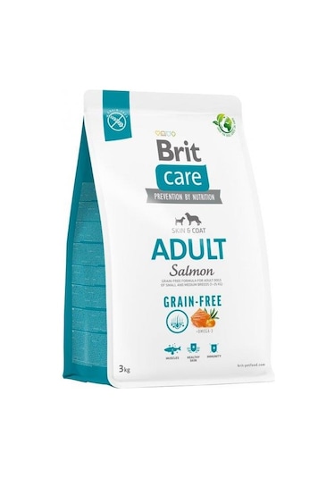 Brit Care Tahılsiz Somonlu Yetişkin Köpek Maması 3 KG
