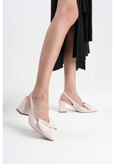 Kocadal Kocadal Candy Bej Kadın Topuklu Ayakkabı Muhtelif