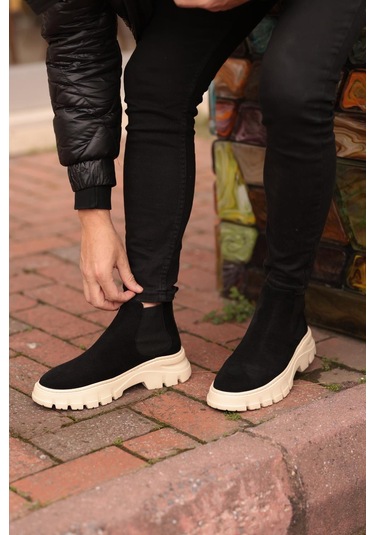 Serhat Özköroğlu - Siyah Süet Bot Siyah Siyah