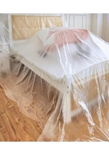 Asemu 5 Ade İnce Hışır Örtü Boya Koruyucu Naylon Örtü 20m²