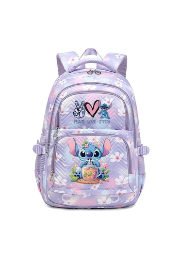 Disney Lilo Stitch Su Geçirmez Kadın Sırt Çantası Kadın Seyahat Çantası Sırt Çantaları Okul Çantası Genç Kızlar İçin Sırt Çantası Mochila Kırtasiye Altın